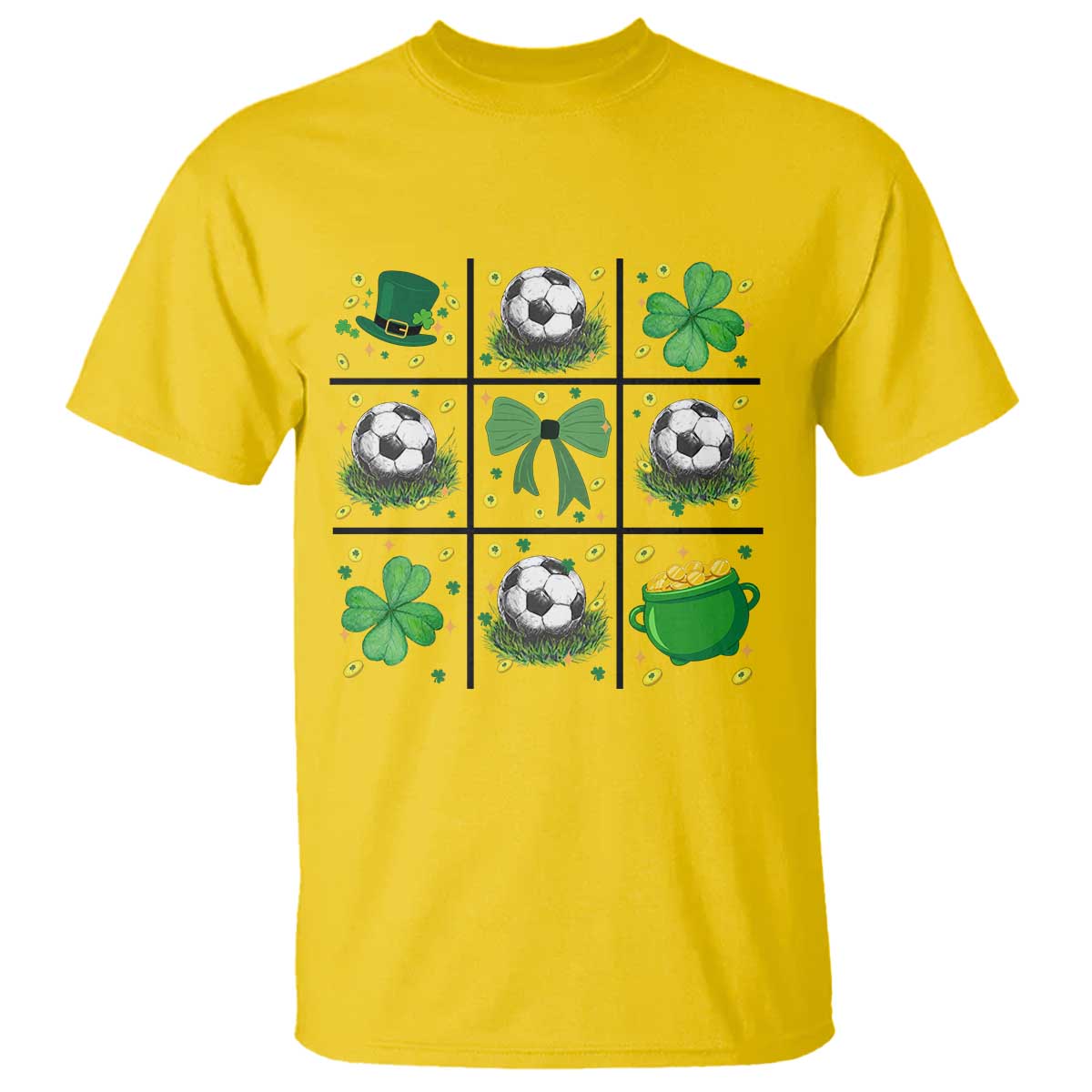 St Patricks Day Soccer T Shirt Irish Pride Gift TS12 Daisy Print Your Wear