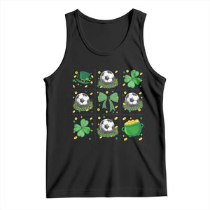 St Patricks Day Soccer Tank Top Irish Pride Gift TS12 Black Print Your Wear