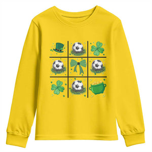 St Patricks Day Soccer Youth Sweatshirt Irish Pride Gift TS12 Daisy Print Your Wear