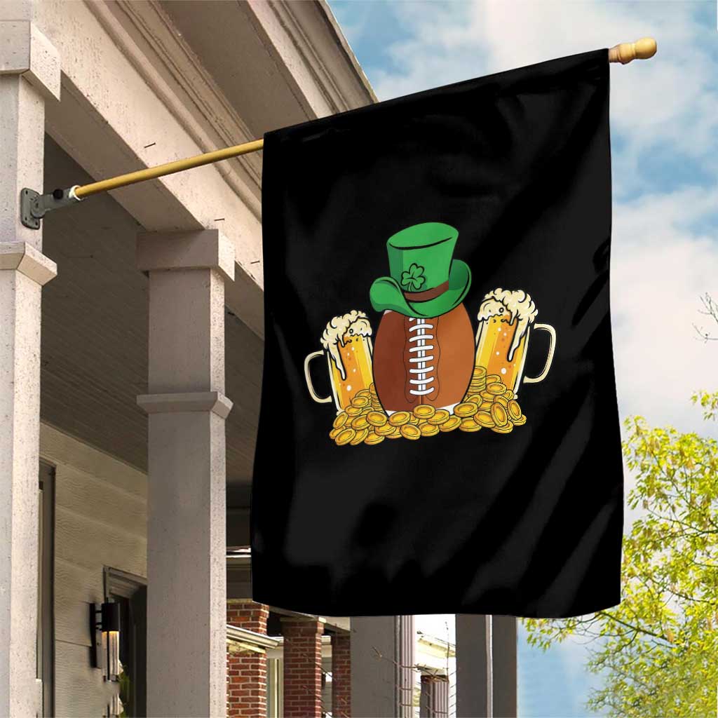 Funny Leprechaun Hat American Football Garden Flag TS12 Print Your Wear