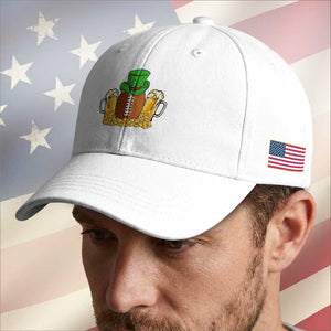 Funny Leprechaun Hat American Football Baseball Cap TS12 Print Your Wear