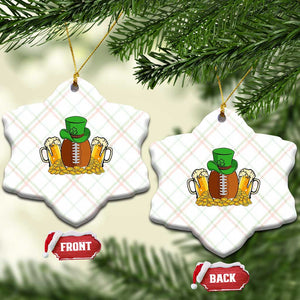 Funny Leprechaun Hat American Football Ceramic Ornament TS12 Print Your Wear