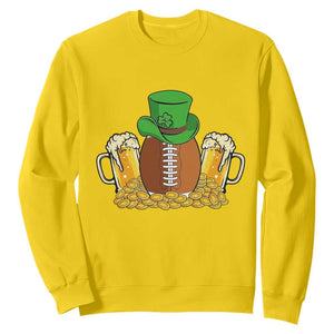 Funny Leprechaun Hat American Football Sweatshirt TS12 Daisy Print Your Wear