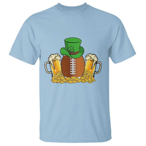Funny Leprechaun Hat American Football T Shirt TS12 Light Blue Print Your Wear