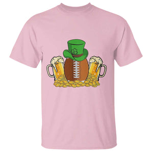 Funny Leprechaun Hat American Football T Shirt TS12 Light Pink Print Your Wear