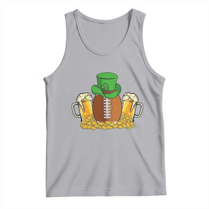 Funny Leprechaun Hat American Football Tank Top TS12 Athletic Heather Print Your Wear