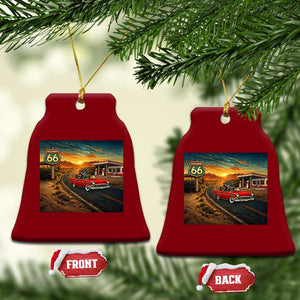 Route Highway 66 Raccoon Ceramic Ornament Americana Road Trip TS12 Print Your Wear