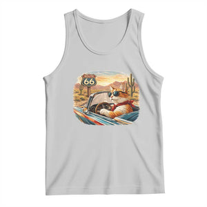 Route Highway 66 Cat Tank Top Americana Road Trip TS12 Ash Print Your Wear