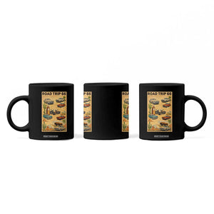 Vintage Route Highway 66 Road Trip Poster Coffee Mug Open Road Adventure TS12 Print Your Wear