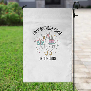 Funny Silly Goose On The Loose Garden Flag Birthday Party Gift TS12 Print Your Wear