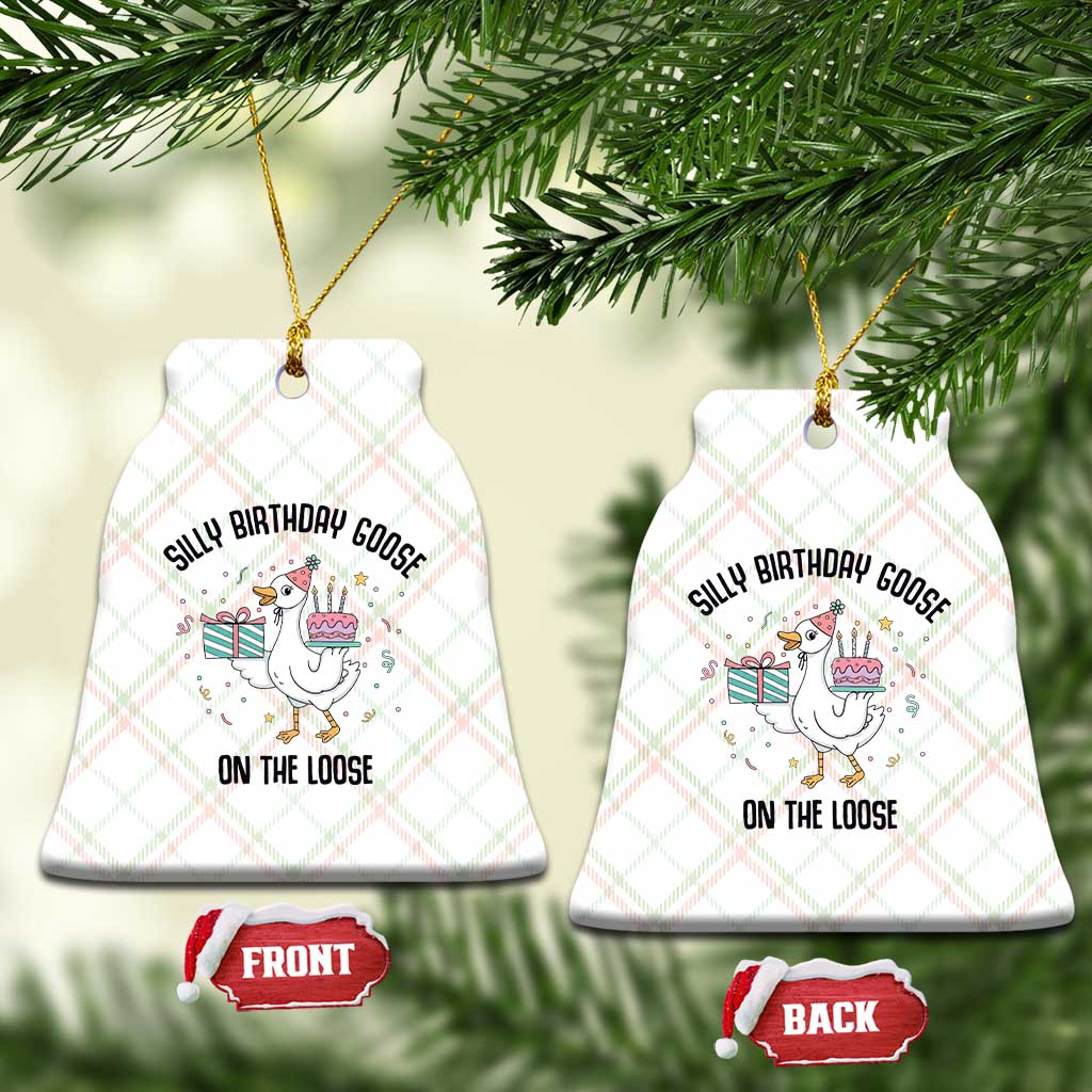 Funny Silly Goose On The Loose Ceramic Ornament Birthday Party Gift TS12 Print Your Wear