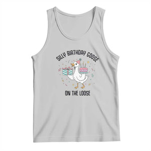 Funny Silly Goose On The Loose Tank Top Birthday Party Gift TS12 Ash Print Your Wear