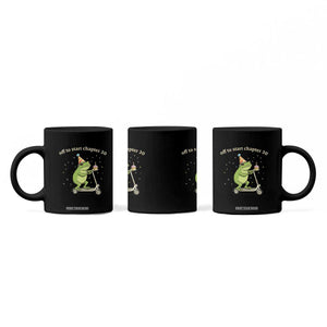 Off To Start Chapter 30 Coffee Mug Funny Frog Scooter 30th Birthday Gift TS12 Print Your Wear