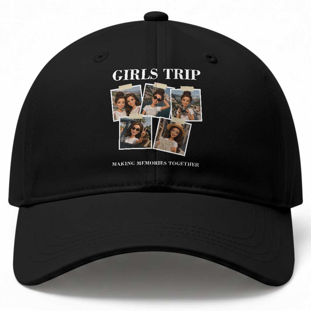 Funny Doll Face Meme Girls Trip Baseball Cap Travel Squad Bestie Gift TS12 Print Your Wear