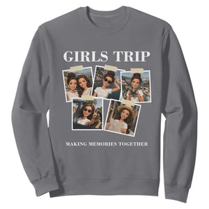 Funny Doll Face Meme Girls Trip Sweatshirt Travel Squad Bestie Gift TS12 Charcoal Print Your Wear