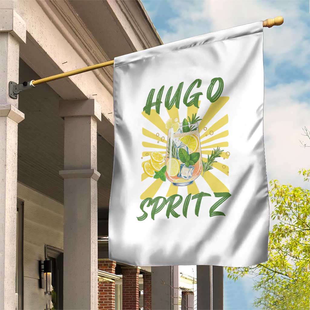 Hugo Spritz Garden Flag Funny Tropical Cocktail Vacation TS12 Print Your Wear