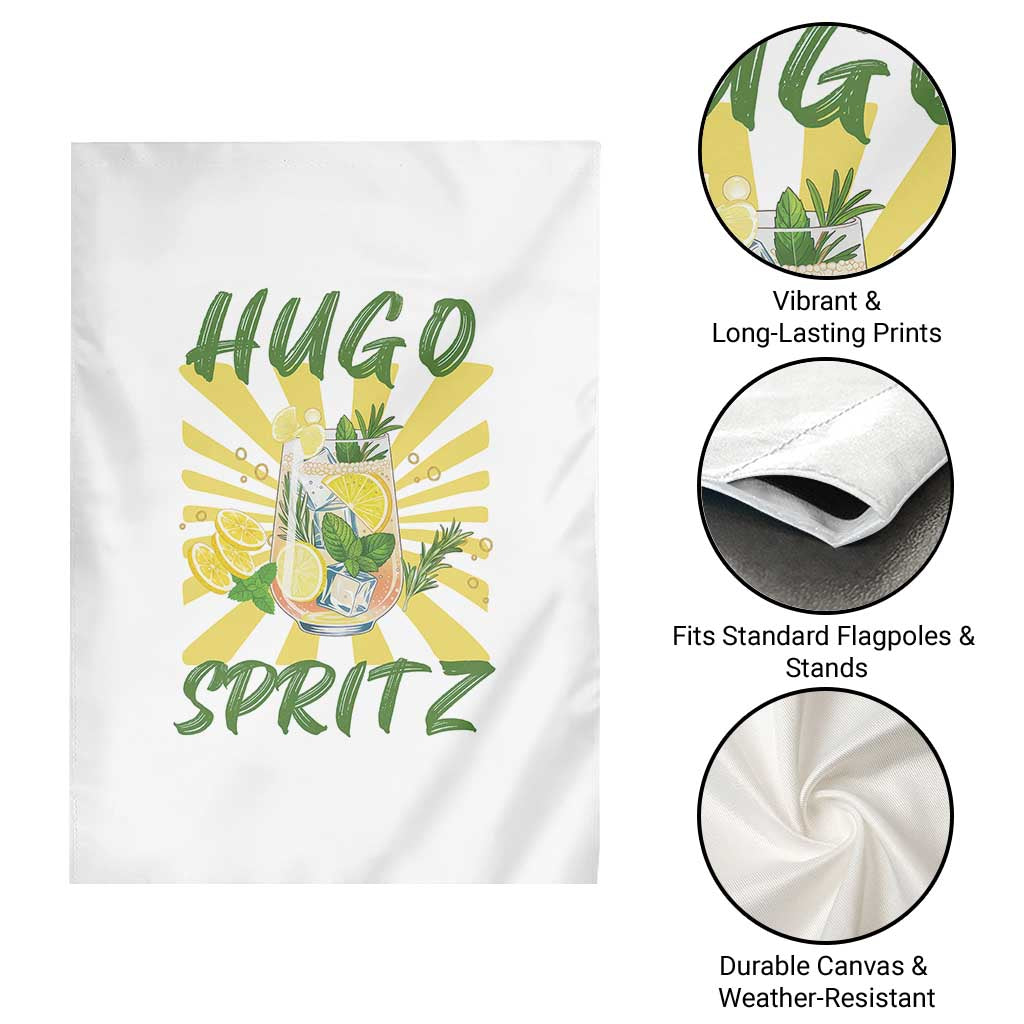 Hugo Spritz Garden Flag Funny Tropical Cocktail Vacation TS12 Print Your Wear