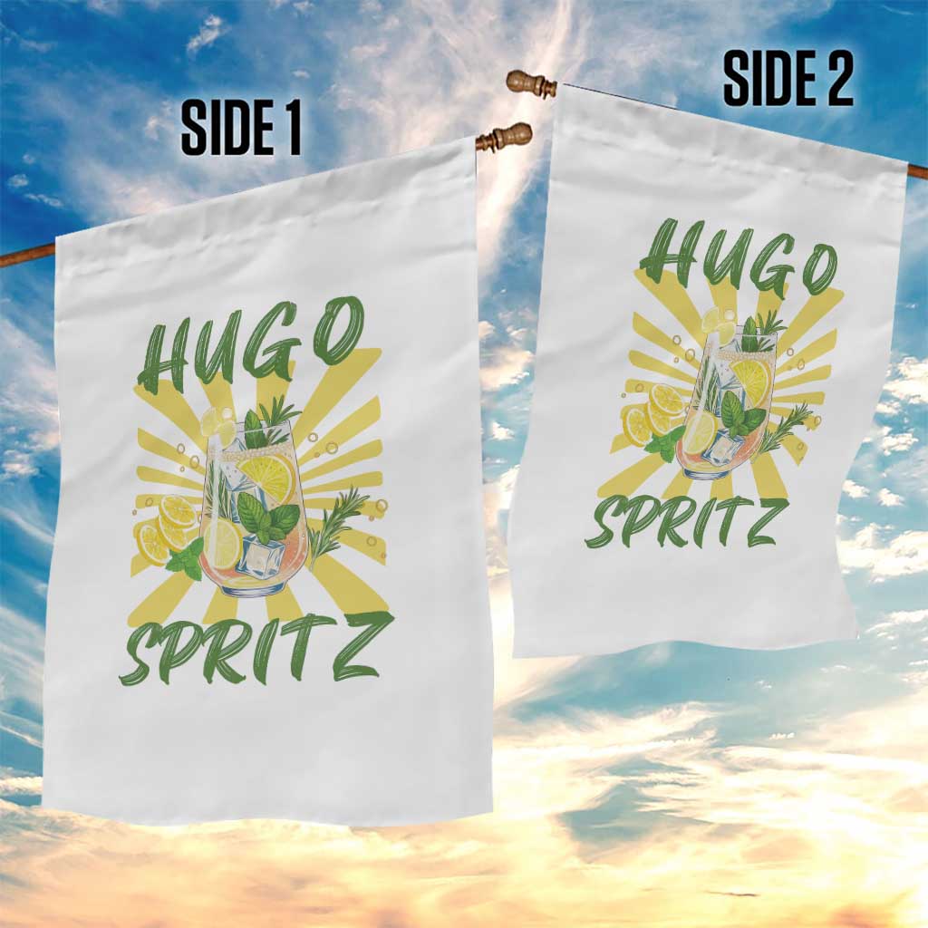 Hugo Spritz Garden Flag Funny Tropical Cocktail Vacation TS12 Print Your Wear