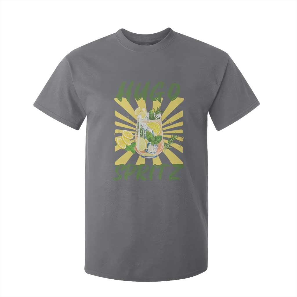 Hugo Spritz T Shirt For Kid Funny Tropical Cocktail Vacation TS12 Charcoal Print Your Wear