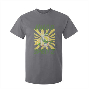 Hugo Spritz T Shirt For Kid Funny Tropical Cocktail Vacation TS12 Charcoal Print Your Wear