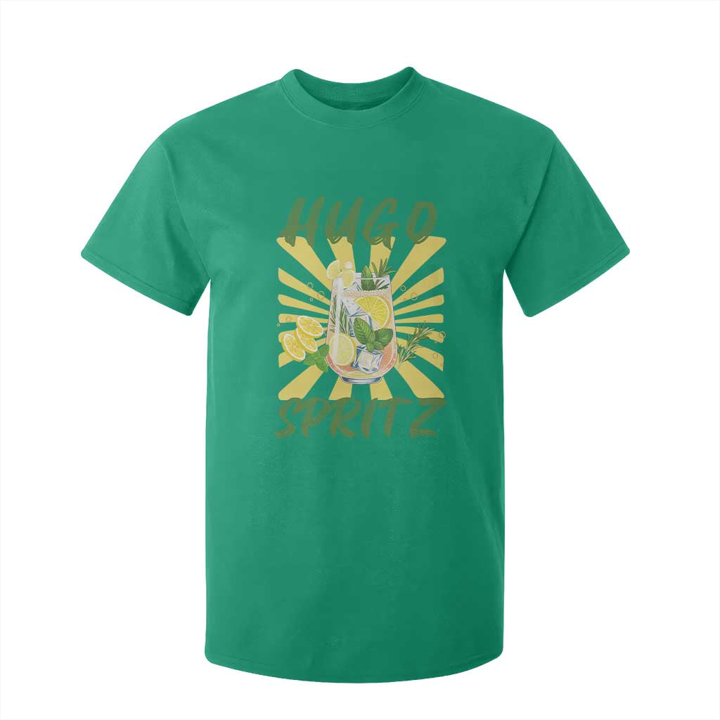 Hugo Spritz T Shirt For Kid Funny Tropical Cocktail Vacation TS12 Irish Green Print Your Wear