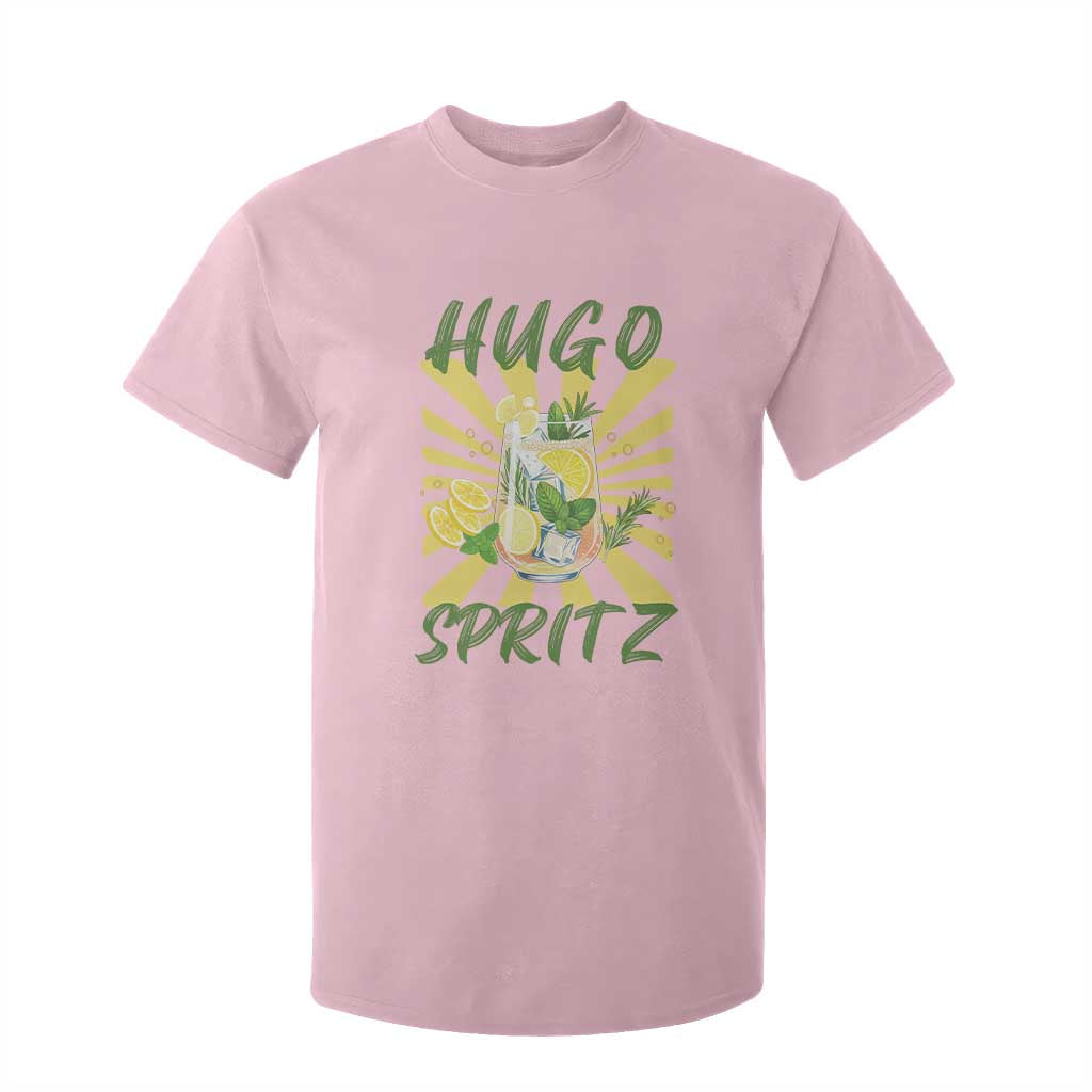 Hugo Spritz T Shirt For Kid Funny Tropical Cocktail Vacation TS12 Light Pink Print Your Wear