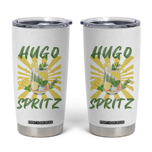 Hugo Spritz Tumbler Cup Funny Tropical Cocktail Vacation TS12 White Print Your Wear