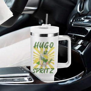 Hugo Spritz Tumbler With Handle Funny Tropical Cocktail Vacation TS12 Print Your Wear