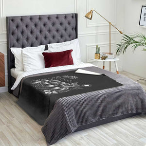 Funny Beach Vacation Trash Panda Throw Blanket Summer Raccoon Graphic TS12 Print Your Wear