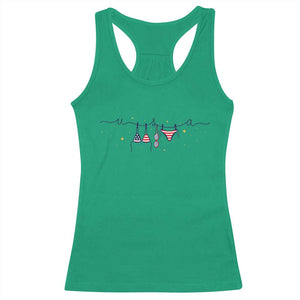 Patriotic American Flag Bikini Racerback Tank Top USA Summer Vacation Gift TS12 Irish Green Print Your Wear