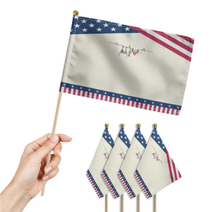American Flag Bikini Patriotic Handheld Flag USA Summer Vacation Gift TS12 Print Your Wear