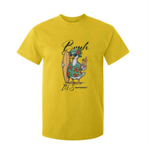 Bruh Its Summer T Shirt For Kid Funny Hawaiian Goose Surfer Graphic TS12 Daisy Print Your Wear