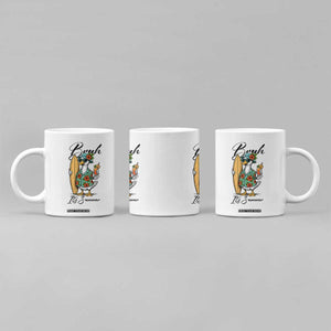Bruh Its Summer Coffee Mug Funny Hawaiian Goose Surfer Graphic TS12 Print Your Wear