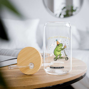 Off To Start Chapter 21 Glass Can Funny Frog Scooter 21st Birthday Gift TS12 Print Your Wear