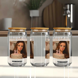 Look Who's 21 Glass Can Funny Birthday Doll Face Meme TS12 Print Your Wear
