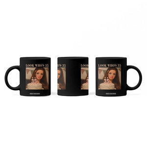 Look Who's 35 Coffee Mug Funny Birthday Doll Face Meme TS12 Print Your Wear