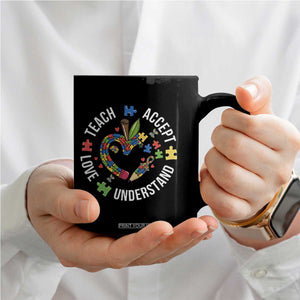 Special Education Teacher Autism Coffee Mug Teach Accept Understand Love TS12 Print Your Wear