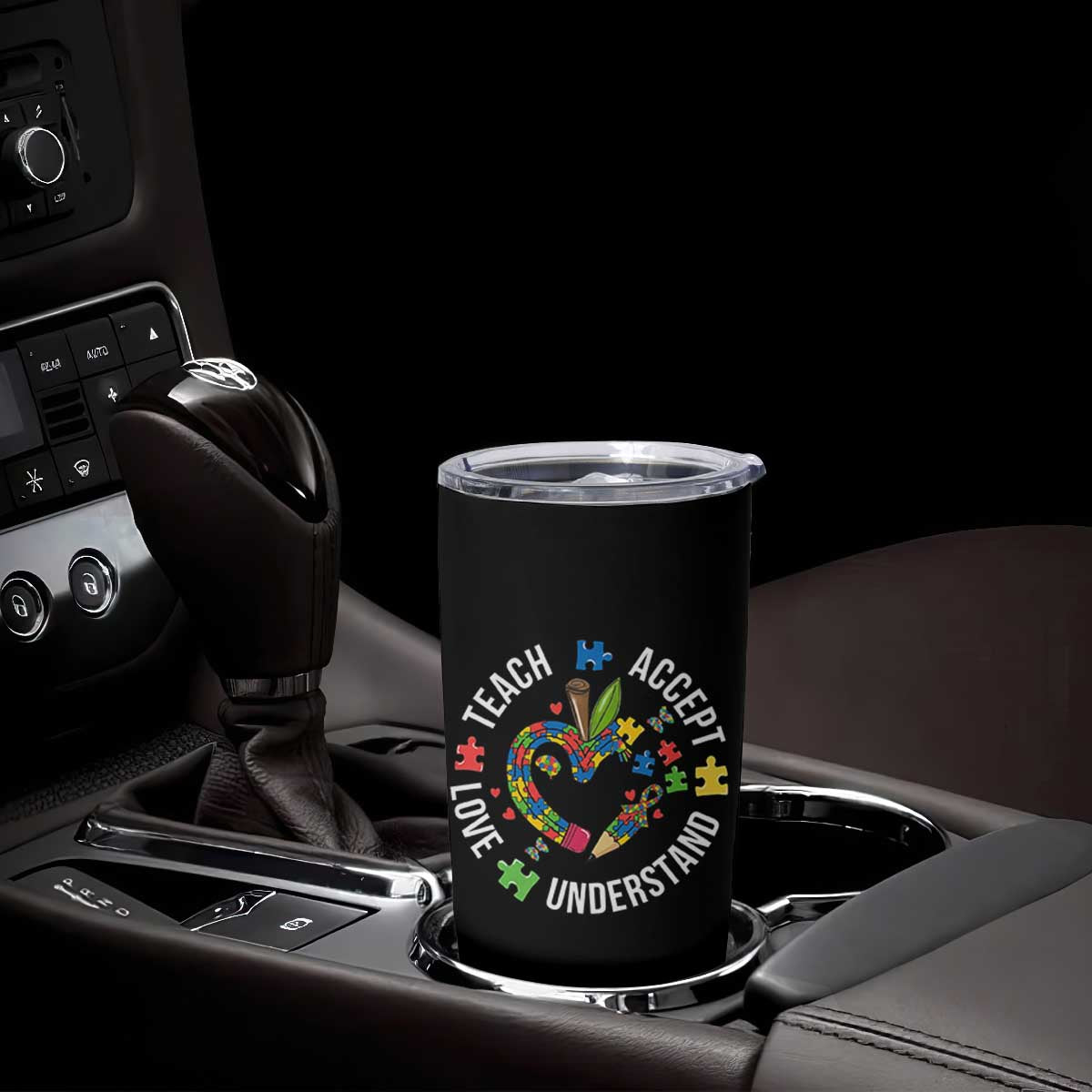 Special Education Teacher Autism Tumbler Cup Teach Accept Understand Love TS12 Print Your Wear