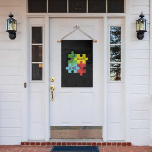 Special Ed Educator Autism Support Garden Flag Teach Accept Understand Love TS12 Print Your Wear