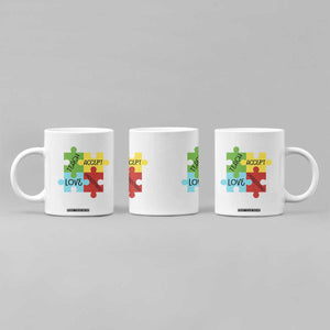 Special Ed Educator Autism Support Coffee Mug Teach Accept Understand Love TS12 Print Your Wear