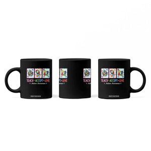 Autism Acceptance Support Coffee Mug Teach Accept Love TS12 Print Your Wear