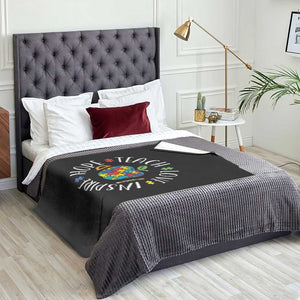 Autism Acceptance Teacher Throw Blanket Teach Love Hope Inspire TS12 Print Your Wear