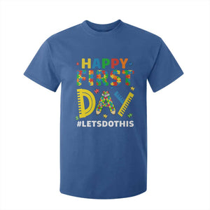 Autism Acceptance Back To School Educator T Shirt For Kid Happy First Day TS12 Royal Blue Print Your Wear