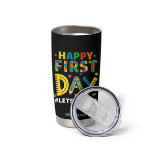 Autism Acceptance Back To School Educator Tumbler Cup Happy First Day TS12 Print Your Wear