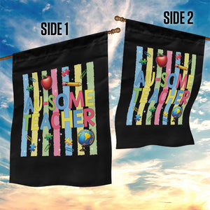 Special Ed Teacher Autism Acceptance Garden Flag Au Some Teacher TS12 Print Your Wear