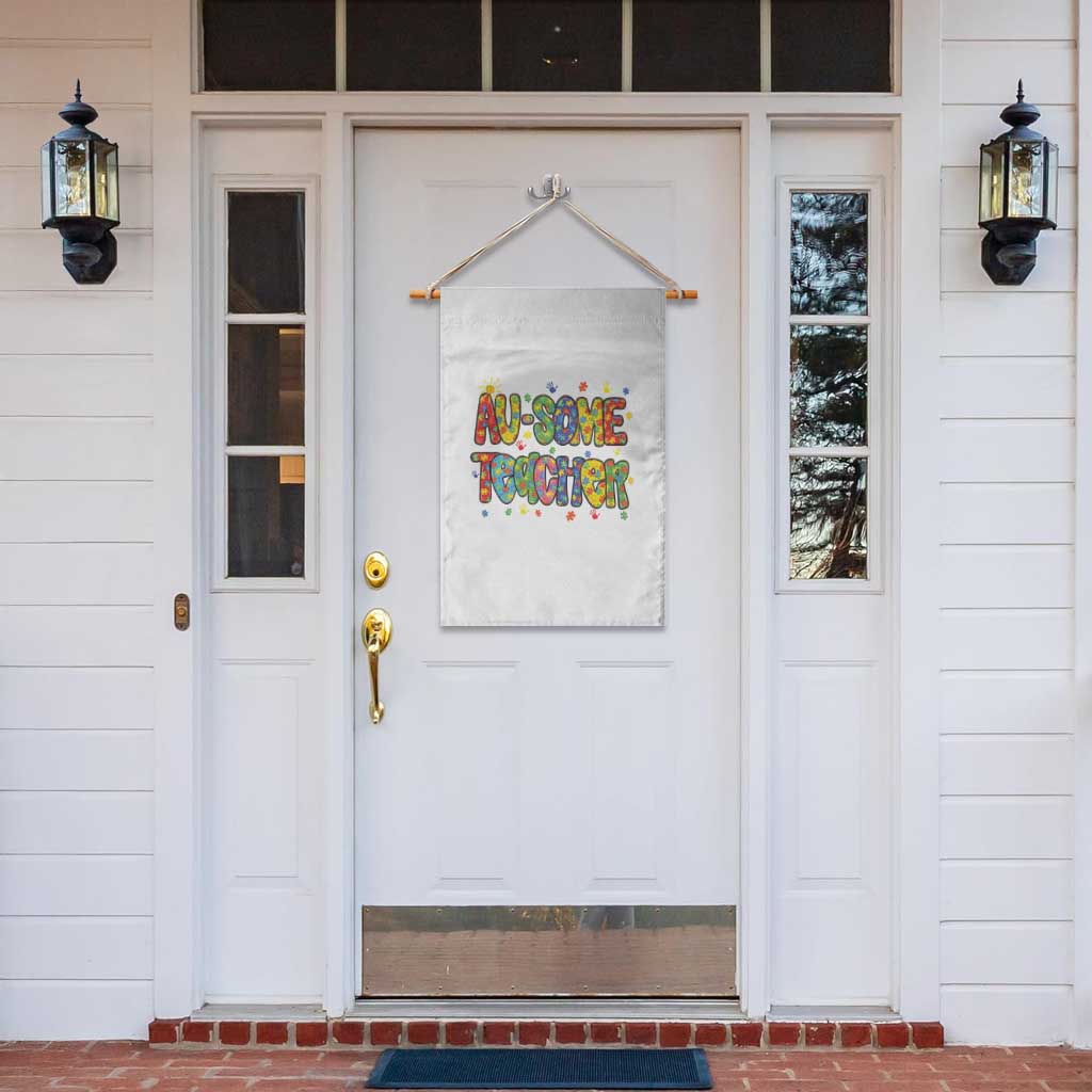 Autism Acceptance Special Education Teacher Garden Flag Au Some Teacher TS12 Print Your Wear