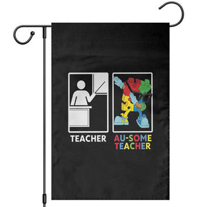 Funny Au Some Teacher Garden Flag Autism Acceptance Special Education Gift TS12 Black Print Your Wear