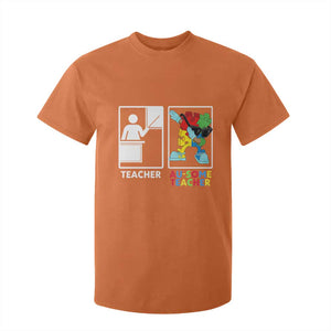 Funny Au Some Teacher T Shirt For Kid Autism Acceptance Special Education Gift TS12 Orange Print Your Wear