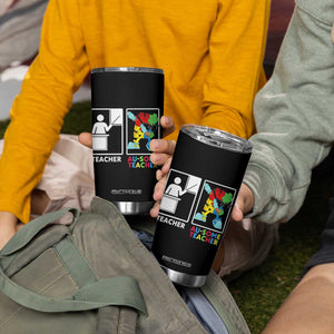 Funny Au Some Teacher Tumbler Cup Autism Acceptance Special Education Gift TS12 Print Your Wear