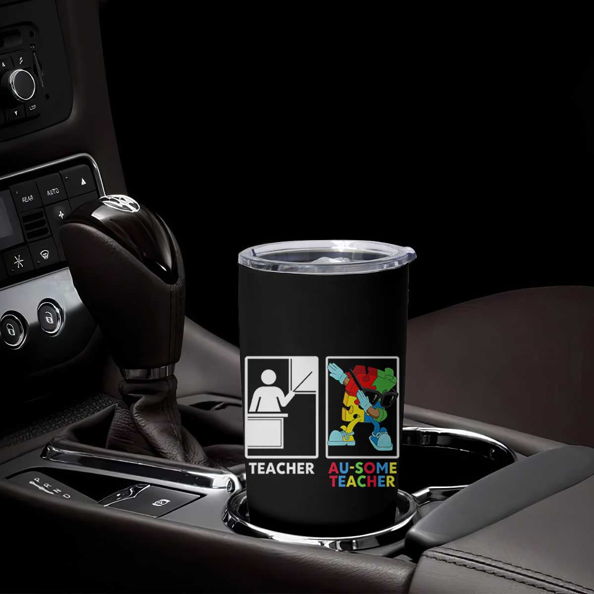 Funny Au Some Teacher Tumbler Cup Autism Acceptance Special Education Gift TS12 Print Your Wear